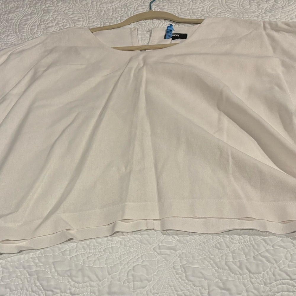 DKNY Cream Women's Blouse